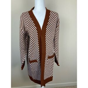 Fortune +‎ Ivy Heavy Knit Open Front Cardigan #0290K45 Size Medium NWT (P4)